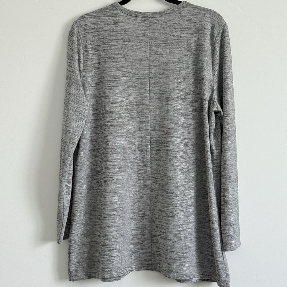 JM collection Cardigan Woman L Travel Stretch Career minimalist Normcore - Picture 8 of 10